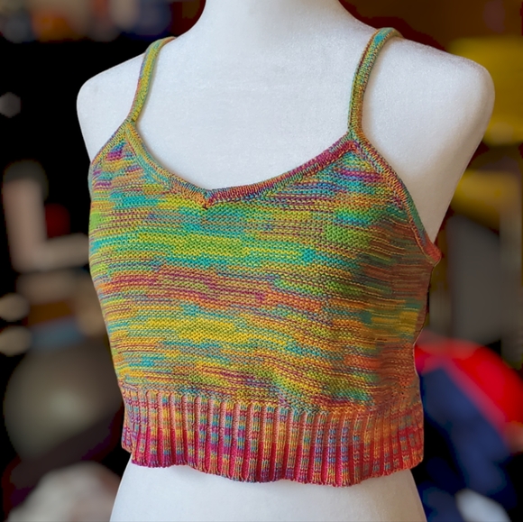 Anthropologie Maeve Colorful Tanktop and Sweater set - Picture 2 of 8